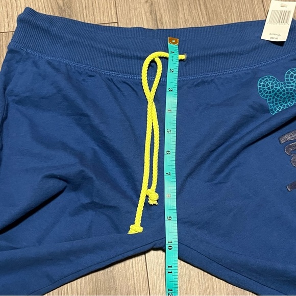 New Disney Womens Blue Jogger Sweatpants Happy to Be… Size XS - Picture 5 of 7